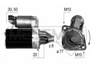 MESSMER 220537 starteris 
 Elektros įranga -> Starterio sistema -> Starteris
M000T32572ZE, M000T34871Z, M0T32571