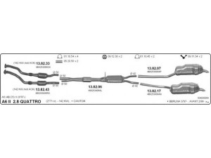 IMASAF 504000069 išmetimo sistema 
 Išmetimo sistema -> Išmetimo sistema, visa