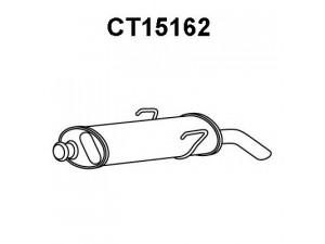 VENEPORTE CT15162 galinis duslintuvas 
 Išmetimo sistema -> Duslintuvas
1726KC, 1726L0, 1726L1, 9809881680
