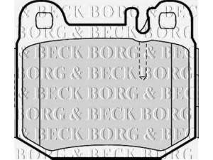 BORG & BECK BBP1799 stabdžių trinkelių rinkinys, diskinis stabdys 
 Techninės priežiūros dalys -> Papildomas remontas
163 420 072037, 163 420 092027