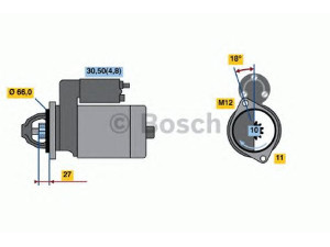 BOSCH 0 001 109 275 starteris
059 911 021 B, 059 911 021 BX