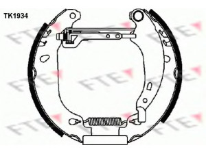 FTE TK1934 stabdžių trinkelių komplektas 
 Techninės priežiūros dalys -> Papildomas remontas
77 01 205 755, 77 01 205 755