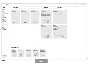 DINEX 147000002 išmetimo sistema 
 Išmetimo sistema -> Išmetimo sistema, visa