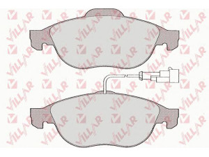 VILLAR 626.0664 stabdžių trinkelių rinkinys, diskinis stabdys 
 Techninės priežiūros dalys -> Papildomas remontas
71713144, 9947936, 9948335, 9948337