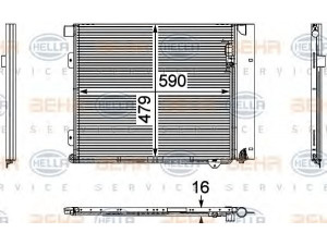 HELLA 8FC 351 029-371 kondensatorius, oro kondicionierius 
 Oro kondicionavimas -> Kondensatorius
81.61920.0024, 81.61920.0036