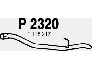 FENNO P2320 išleidimo kolektorius 
 Išmetimo sistema -> Išmetimo vamzdžiai
1118217, 1336992