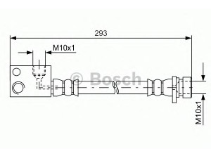 BOSCH 1 987 481 622 stabdžių žarnelė 
 Stabdžių sistema -> Stabdžių žarnelės
01468-TF0-G00