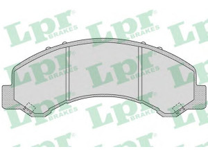 LPR 05P1064 stabdžių trinkelių rinkinys, diskinis stabdys 
 Techninės priežiūros dalys -> Papildomas remontas
8971686340, 8973784460