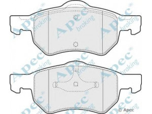 APEC braking PAD1229 stabdžių trinkelių rinkinys, diskinis stabdys 
 Techninės priežiūros dalys -> Papildomas remontas
05072215AA, 05072216AA, 5072215AA