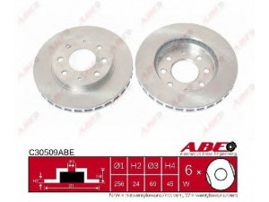ABE C30509ABE stabdžių diskas 
 Stabdžių sistema -> Diskinis stabdys -> Stabdžių diskas
308729268, MB 950569, MB 950570
