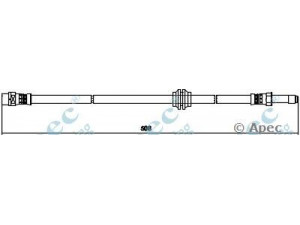 APEC braking HOS3904 stabdžių žarnelė
34306752400