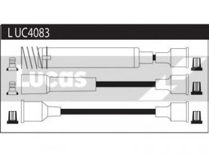 LUCAS ELECTRICAL LUC4083 uždegimo laido komplektas 
 Kibirkšties / kaitinamasis uždegimas -> Uždegimo laidai/jungtys