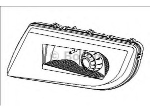 BOSCH 0 301 160 071 priekinis žibintas 
 Kėbulas -> Priekinis žibintas/dalys -> Priekinis žibintas/įterp.
000 540 04 54, A 000 540 04 54