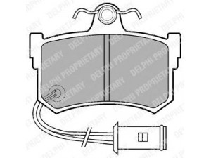 DELPHI LP434 stabdžių trinkelių rinkinys, diskinis stabdys 
 Techninės priežiūros dalys -> Papildomas remontas
43022-SG9-V00, GBP90300