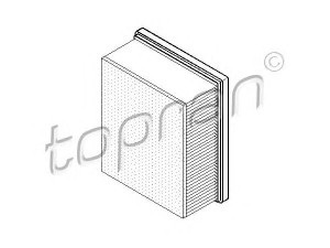 TOPRAN 721 012 oro filtras 
 Filtrai -> Oro filtras
1444 QE, 1444 R1, 1444 R3, 1444 TF
