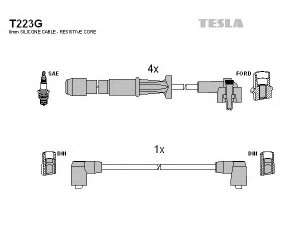 TESLA T223G uždegimo laido komplektas 
 Kibirkšties / kaitinamasis uždegimas -> Uždegimo laidai/jungtys
7053862, 7053866, 7262796, 7262798