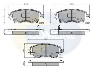 COMLINE CBP3908 stabdžių trinkelių rinkinys, diskinis stabdys 
 Techninės priežiūros dalys -> Papildomas remontas
0446502030, 446502030