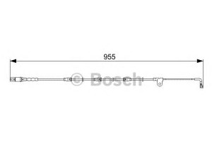 BOSCH 1 987 473 028 įspėjimo kontaktas, stabdžių trinkelių susidėvėjimas 
 Stabdžių sistema -> Susidėvėjimo indikatorius, stabdžių trinkelės
34 35 6 773 008, 34 35 6 789 502