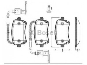 BOSCH 0 986 TB2 425 stabdžių trinkelių rinkinys, diskinis stabdys 
 Techninės priežiūros dalys -> Papildomas remontas
3D0 698 451, 3D0 698 451 A