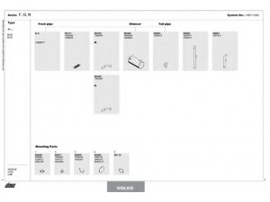 DINEX 180111004 išmetimo sistema 
 Išmetimo sistema -> Išmetimo sistema, visa