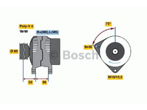 BOSCH 0 986 045 201 kintamosios srovės generatorius 
 Elektros įranga -> Kint. sr. generatorius/dalys -> Kintamosios srovės generatorius
77 00 870 818, 77 00 870 822, 77 00 872 258
