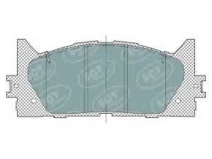 SCT Germany SP 325 stabdžių trinkelių rinkinys, diskinis stabdys 
 Techninės priežiūros dalys -> Papildomas remontas
04465-06070, 04465-06080, 04465-33440