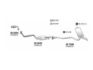 ASSO ART4031 išmetimo sistema 
 Išmetimo sistema -> Išmetimo sistema, visa