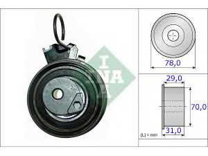 INA 531 0532 10 įtempiklio skriemulys, paskirstymo diržas 
 Techninės priežiūros dalys -> Papildomas remontas
24410-23050, 24410-23-050