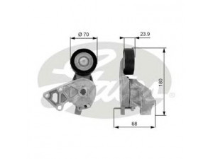 GATES T38307 įtempiklio skriemulys, V formos rumbuotas diržas 
 Diržinė pavara -> V formos rumbuotas diržas/komplektas -> Įtempiklio skriemulys
038903315AE, 038903315F, 1122523