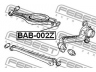 FEBEST BAB-002Z valdymo svirties/išilginių svirčių įvorė
33313418342