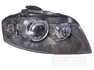 VAN WEZEL 0332984M priekinis žibintas 
 Kėbulas -> Priekinis žibintas/dalys -> Priekinis žibintas/įterp.
8P0 941 029 R, 8P0941030R