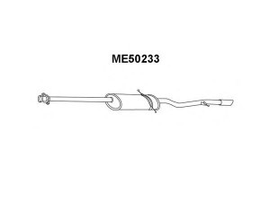 VENEPORTE ME50233 galinis duslintuvas 
 Išmetimo sistema -> Duslintuvas
1684902421, 1684902521, 1684920814