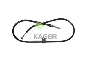 KAGER 19-1306 trosas, stovėjimo stabdys 
 Stabdžių sistema -> Valdymo svirtys/trosai
365309C104