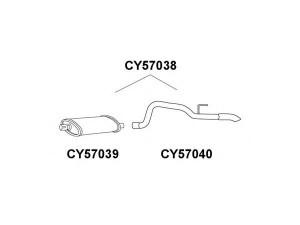 VENEPORTE CY57040 išleidimo kolektorius
52101094AB