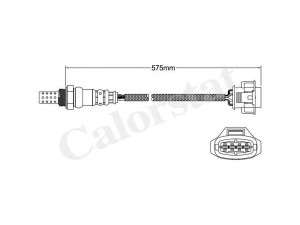 CALORSTAT by Vernet LS140695 lambda jutiklis 
 Variklis -> Variklio elektra
99760613802, 99760617701, 99760618500