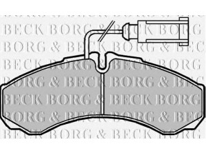 BORG & BECK BBP2190 stabdžių trinkelių rinkinys, diskinis stabdys 
 Techninės priežiūros dalys -> Papildomas remontas
D4060MB40A, 5001868609