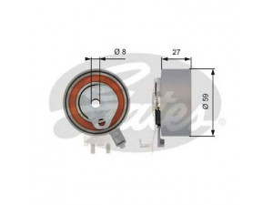 GATES T43139 įtempiklio skriemulys, paskirstymo diržas 
 Techninės priežiūros dalys -> Papildomas remontas
7430638277, 7438642251, 7438670484