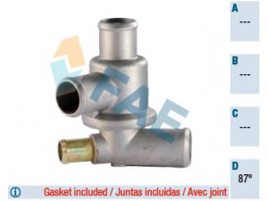FAE 5334587 termostatas, aušinimo skystis 
 Aušinimo sistema -> Termostatas/tarpiklis -> Thermostat
2108-1306010, 2108-1306010-10, 2108-1306010-11