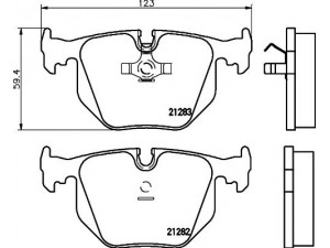HELLA PAGID 8DB 355 008-121 stabdžių trinkelių rinkinys, diskinis stabdys 
 Techninės priežiūros dalys -> Papildomas remontas
34211159344, 34211159960, 34211160685