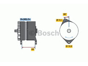 BOSCH 0 120 469 860 kintamosios srovės generatorius 
 Elektros įranga -> Kint. sr. generatorius/dalys -> Kintamosios srovės generatorius
7581226, 7581226