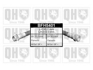 QUINTON HAZELL BFH5401 stabdžių žarnelė 
 Stabdžių sistema -> Stabdžių žarnelės
4806.A0, 4806.A0