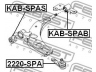 FEBEST KAB-SPAS valdymo svirties/išilginių svirčių įvorė
0K2C034460