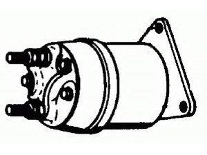 DELCO REMY 1115649 solenoidinis jungiklis, starteris