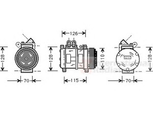 VAN WEZEL 0600K229 kompresorius, oro kondicionierius 
 Oro kondicionavimas -> Kompresorius/dalys
64528390741, 839074, 8390741