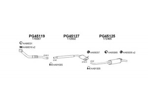 VENEPORTE 450051 išmetimo sistema 
 Išmetimo sistema -> Išmetimo sistema, visa