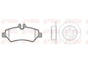 REMSA 81246.00 stabdžių rinkinys, diskiniai stabdžiai 
 Stabdžių sistema -> Diskinis stabdys -> Stabdžių remonto rinkinys