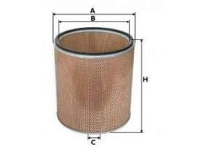 UNIFLUX FILTERS XA1142 oro filtras