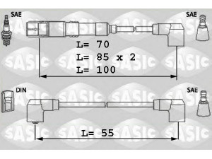 SASIC 9286037 uždegimo laido komplektas