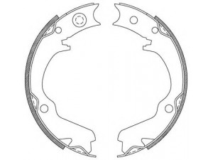 OPEN PARTS BSA2210.00 stabdžių trinkelių komplektas 
 Techninės priežiūros dalys -> Papildomas remontas
04882576, 4882576, 26257AA060, 26298AA000