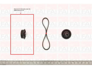 FAI AutoParts TBK222 paskirstymo diržo komplektas 
 Techninės priežiūros dalys -> Papildomas remontas
